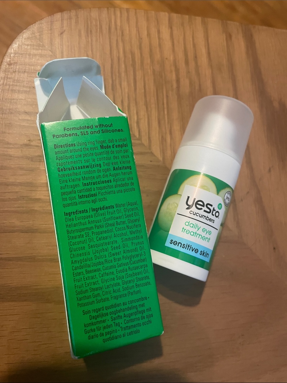 Yes To Cucumbers Daily Eye Treatment — Green - Picture 3 of 6